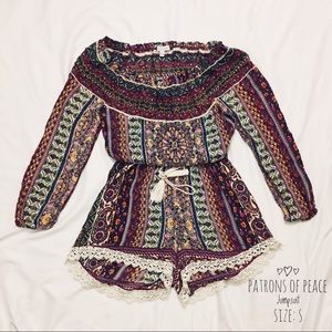 Off-shoulder Romper in size small